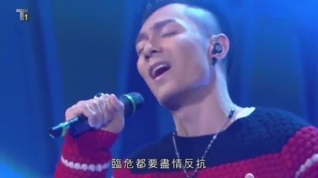 周柏豪现场演唱TVB《使徒行者2》主题曲《天网》