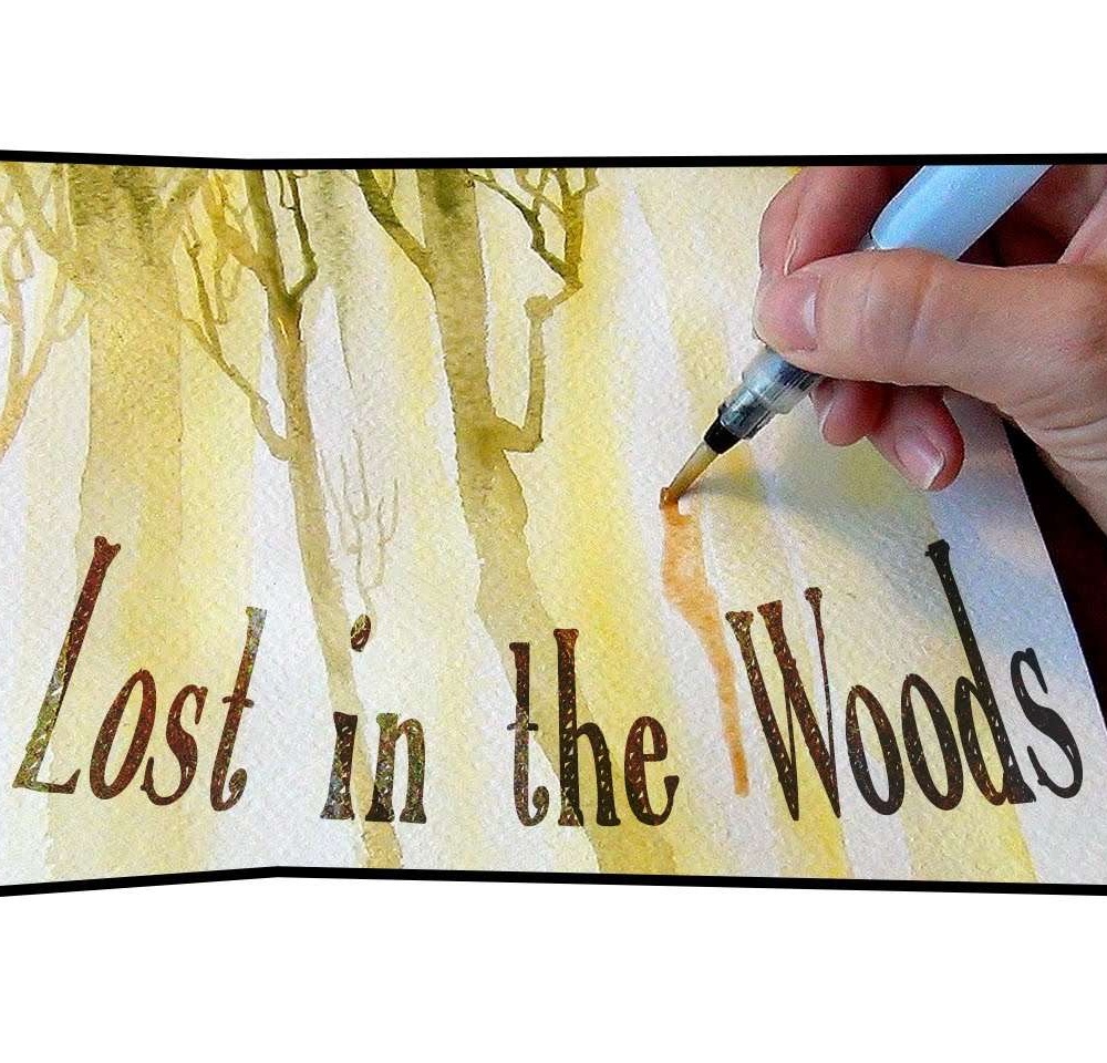 水彩绘画：迷失森林