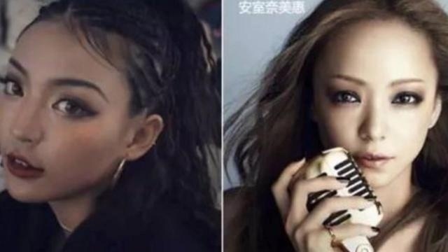 《中国有嘻哈》里的 Vava 卸妆之后
