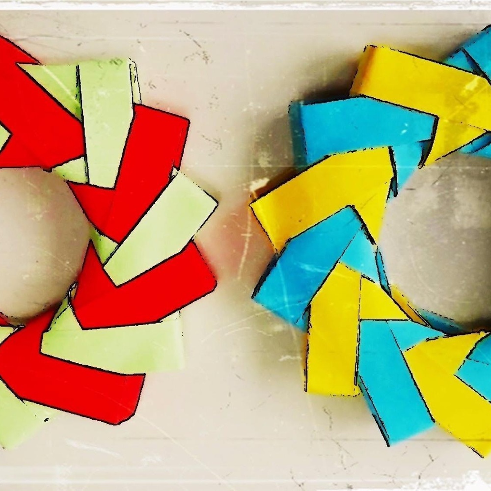 教你折立体圆环飞镖比普通的纸飞镖高级多了很好玩