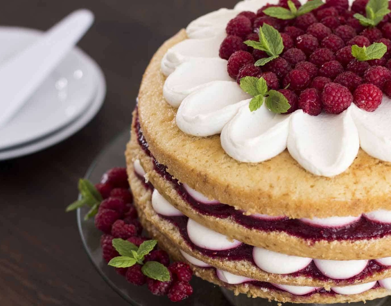 覆盆子香草蛋糕