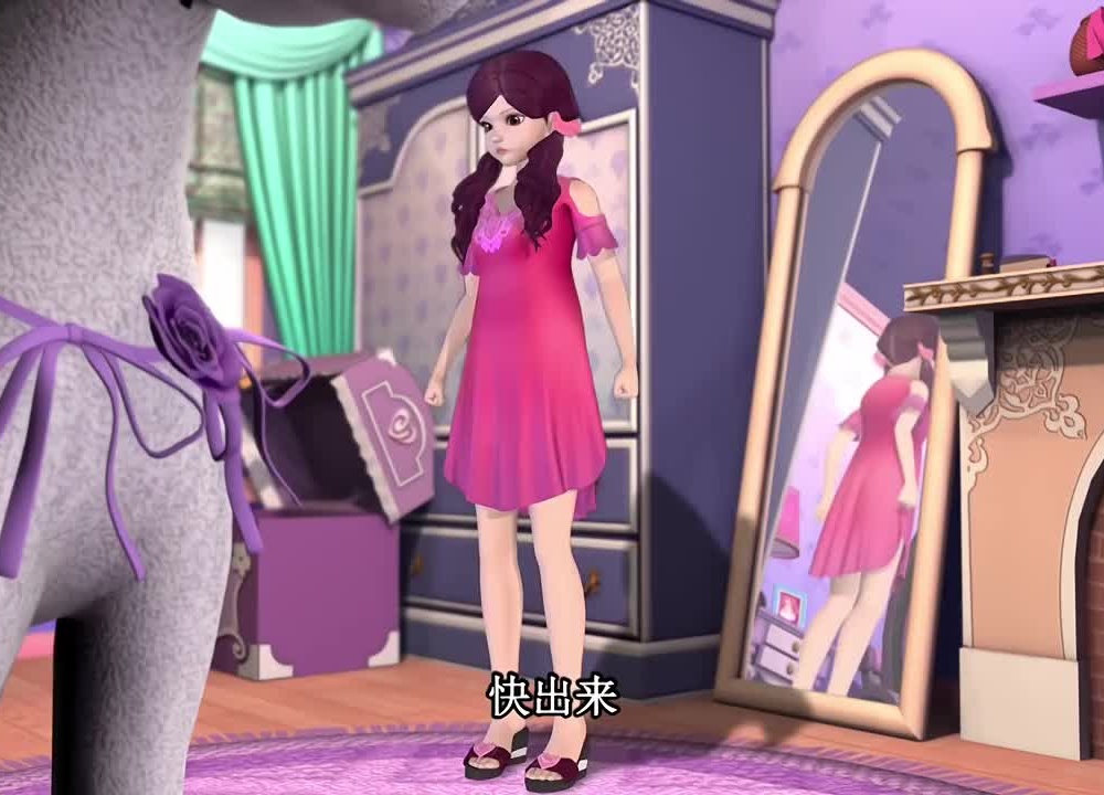 叶罗丽精灵梦文茜的爸爸是个大酒鬼竟还一把推到文茜